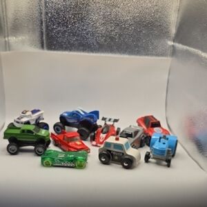 Die Cast. And Plastic Cars And Trucks